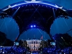 UFC Freedom 250 is expected to begin at 9 p.m. ET after organizers delayed the event by one hour because of weather conditions in Washington, D.C. REUTERS/Evan Vucci