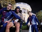 Ilia Topuria leaves after his loss to Justin Gaethje in their lightweight championship bout at UFC Freedom 250 at the White House in Washington, D.C., U.S., June 15, 2026. REUTERS/Jonathan Ernst     TPX IMAGES OF THE DAY