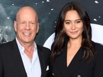 Bruce Willis with his wife Emma Heming Willis. Bruce Willis with his wife Emma Heming Willis.