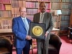 Chief Justice of India, Hon'ble Mr. Justice Surya Kant, was honoured with an award presented by Ramesh Arora