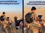 The video quickly caught the attention of social media users.