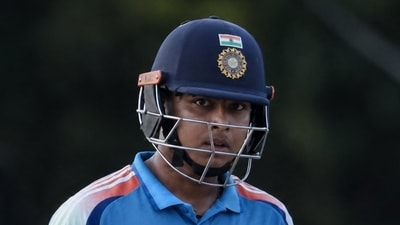 Chasing 17 runs, Vaibhav Sooryavanshi and Suryansh Shedge could take India to only 9/0 in the Super Over. (X)