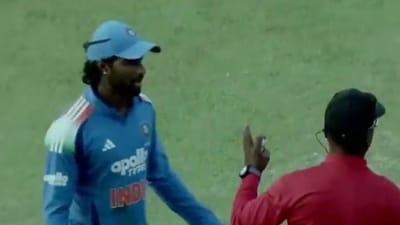 After the scores were tied, Tilak Varma was also seen confronting the umpire for a Super Over. 