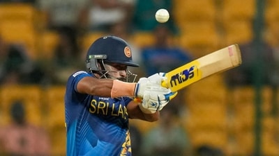 Initially, Sadeera Samarawickrama's 113-ball 93 took Sri Lanka to 265/9 in 50 overs, in their chase of 265 runs. (X)