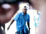 Neymar Jr #10 of Brazil arrives before the FIFA World Cup 2026 Group C match between Brazil and Morocco at New York New Jersey Stadium