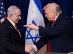 US President Donald Trump didn't hold back attacks on Israeli Prime Minister Benjamin Netanyahu during a meeting with Qatar's Emir at the G7 summit in France on Tuesday.