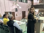 Poet Ana Dehlavi is a familiar face in the world of Delhi’s poetry meets. (HT Photo)