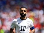 Mohamed Salah during the match vs Belgium.