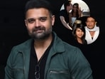 Mimoh, (insets) Dishani with  Myles Mantzaris and Mithun Chakraborty