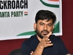 Abhijeet Dipke, founder of the Cockroach Janta Party (CJP)
