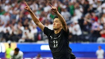 New Zealand took an early lead when Elijah Just volleyed home from inside the box after being set up by Chris Wood. (REUTERS)