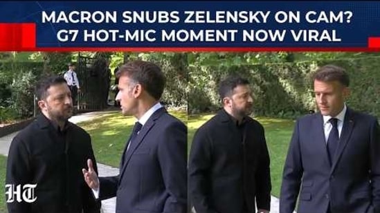Macron exposes Zelensky’s irrelevance? G7's most awkward handshake &amp; exchange