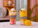 Kunal Kapur's mango rabri falooda recipe takes approximately and hour to make. 