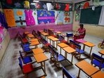A teacher sits in an empty classroom after Tamil Nadu state government ordered the closure of primary schools across the state amid coronavirus fears, in Chennai, India, March 16, 2020. REUTERS/P. Ravikumar (REUTERS)