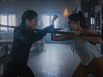 Alpha trailer: Alia Bhatt and Sharvari in a still from the YRF spy thriller.