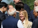 Italy's Prime Minister Giorgia Meloni shared a joke with Prime Minister Narendra Modi at the sidelines of the G7 summit in Evian-les-Baines about the pair's viral 'Melody' moment