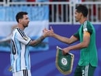 Aissa Mandi hailed Lionel Messi after Argentina's win. Aissa Mandi hailed Lionel Messi after Argentina's win.