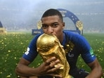 France's forward Kylian Mbappe. (AFP)