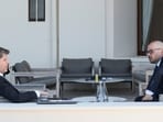 Anthropic and Google DeepMind CEOs push for a US-led AI coalition at G7.(REUTERS/Evelyn Hockstein)