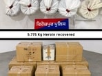 Police on Wednesday arrested 10 accused in multiple operations conducted across the district and recovered over 5.8 kilograms of heroin, more than 1.33 lakh banned pharmaceutical tablets and capsules, four illegal firearms, ammunition, vehicles, stolen property and cash exceeding  <span class='webrupee'>₹</span>3 lakh.