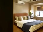 Jasleen’s all-white bedroom is a calm, minimal space designed for peace and mental stillness.