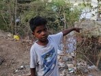 Thane, India - June -16, 2026: A young man's life was saved thanks to the alertness and presence of mind shown by seven-year-old boy Varun Lilake. While playing near the Kalwa creek, Varun Lilake (age 7 yr old boy ) noticed a man struggling and drowning in the water. Without wasting any time, he rushed to inform the police personnel stationed at a nearby traffic outpost. Recognizing the seriousness of the situation, the police immediately reached the spot and found that a young man was indeed drowning. Fortunately, a passing fire brigade vehicle was stopped, and the firefighters were requested to assist in the rescue operation. The fire brigade personnel responded swiftly, rushed to the scene, and jumped into the creek, successfully rescuing the drowning youth and saving his life. The incident has drawn widespread appreciation for seven-year-old Varun's prompt action and presence of mind. Varun is the son of a daily-wage labourer couple ,in Thane ,in Mumbai, India, on, Tuesday, June -16, 2026. ( photo by Praful Gangurde / Hindustan Times )