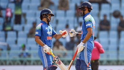 Man-of-the-Match Shubman Gill scored 154 off 110 balls. He and Ishan Kishan added 224 for the third wicket. (ANI Pic Service) Man-of-the-Match Shubman Gill scored 154 off 110 balls. He and Ishan Kishan added 224 for the third wicket. (ANI Pic Service)