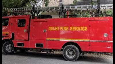 Delhi currently has 71 fire stations, achieving the long-pending target of 70 stations only this year. (HT)