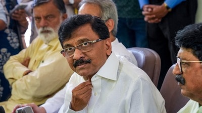 శివసేన (UBT) రాజ్యసభ ఎంపీ సంజయ్ రౌత్ (PTI) శివసేన (UBT) రాజ్యసభ ఎంపీ సంజయ్ రౌత్ (PTI)