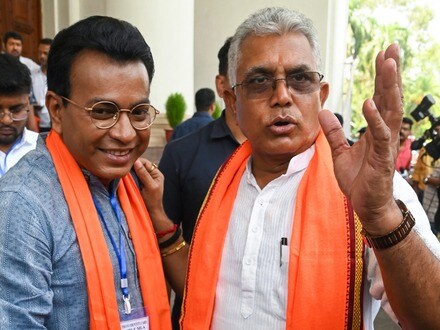 মমতা বন্দ্যোপাধ্যায়কে খোঁচা দিলেন দিলীপ ঘোষ। (ফাইল ছবি, সৌজন্যে পিটিআই)