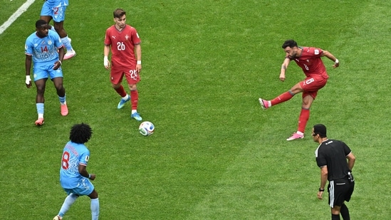 Bruno Fernandes came the closest towards the end of the second half as his long range shot went wide.(REUTERS)