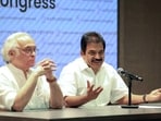 New Delhi: Congress MP Jairam Ramesh with party general secretary KC Venugopal.