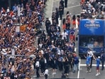Basketball - NBA - New York Knicks Parade - Woolworth Building, New York City, June 18, 2026.
