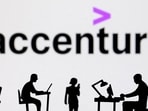 Accenture stock fell 14% after a $4.18 billion cybersecurity deal. (REUTERS/Dado Ruvic/Illustration/File Photo)
