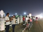 Gomti riverfront (Deepak Gupta/HT)