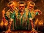 Ajith Kumar in a still from Adhik Ravichandran's Good Bad Ugly. 
