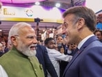 Emmanuel Macron speaks Hindi to thank PM Modi at end of France visit.