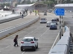 Part of the promenade was already widened during the construction of the Mumbai Coastal Road (South), which was inaugurated in March 2024. (Bhushan Koyande/HT Photo)