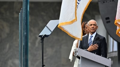 Jaymal Green says he will skip the Obama Presidential Center opening. (AP Photo)