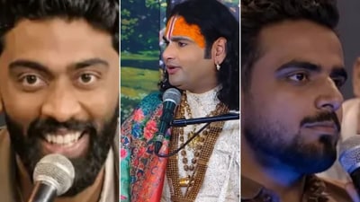 ৩৭০ টাকার বিরিয়ানি বিতর্কে মুখ খুললেন অনিরুদ্ধাচার্য। (Social Media) ৩৭০ টাকার বিরিয়ানি বিতর্কে মুখ খুললেন অনিরুদ্ধাচার্য। (Social Media)