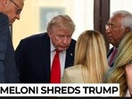 Meloni hits back hard at Trump on camera and questions why he 'treats allies worse than enemies' Meloni hits back hard at Trump on camera and questions why he 'treats allies worse than enemies'
