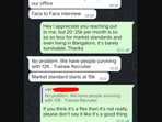 A screenshot shared by a techie on LinkedIn.