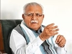 Manohar Lal Khattar. (HT Photo)
