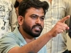 Cockroach Janta Party (CJP) founder Abhijeet Dipke addresses a press conference, in Nagpur, Maharashtra, Tuesday, June 16, 2026. Dipke was allegedly slapped multiple times by two men while supporters carried him on their shoulders during a protest in Jaipur on Monday.