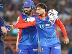 Rishabh Pant and Kuldeep Yadav for the Delhi Capitals. Rishabh Pant and Kuldeep Yadav for the Delhi Capitals.
