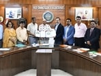 The collaboration aims to DSR cultivation through biological seed treatment technologies and strengthen farmers’ access to climate-resilient and sustainable agricultural practices. (HT Photo)
