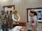 The women’s police station started operations on Friday. (Vipin Kumar/HT Photo)