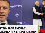 Macron goes full desi mode: Hindi heartfelt farewell to PM Modi 