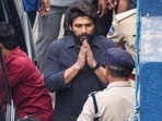 Allu Arjun was arrested and released on bail in the stampede case. (PTI)