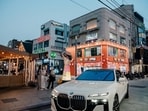 Evening in Seoul’s high-end Apgujeong neighborhood.